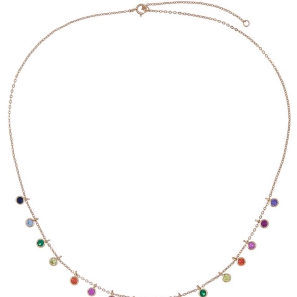 necklace with colorful hanging charm,charm necklac